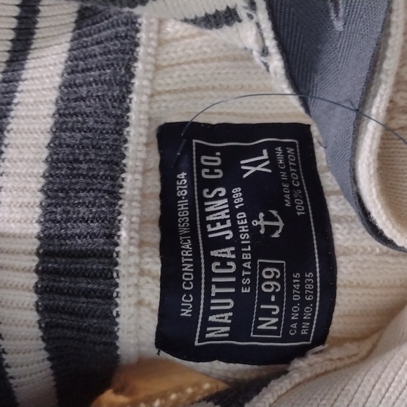 Sold Nautica Jeans Co Sweater XL Mens Cotton NWT - Picture 10 of 12